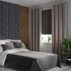 VELVI Bedspread 220x240cm - anthracite elegance in a geometric pattern