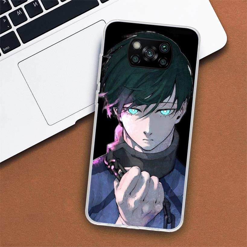 Japan Anime Blue Lock Phone Case For Xiaomi Poco X3 Nfc X4 X5 X6 X7 F7 Ultra F6 F5 F4 Gt F3 M6 M5S M5 M4 M3 Fundas Soft Shell X7
