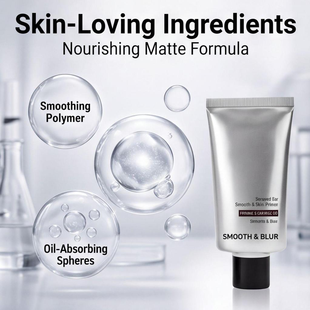 Wasserdichte, langanhaltend feuchtigkeitsspendende Base & Foundation mit schweißresistentem Concealer und Öl-Kontrolle.