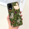 For LG K52 Q52 2020 Phone Case Soft Matte Silicone Capa For LGK52 LGQ52 2020 Funda Goothic Style Cartoon Back Cover Cute Pattern