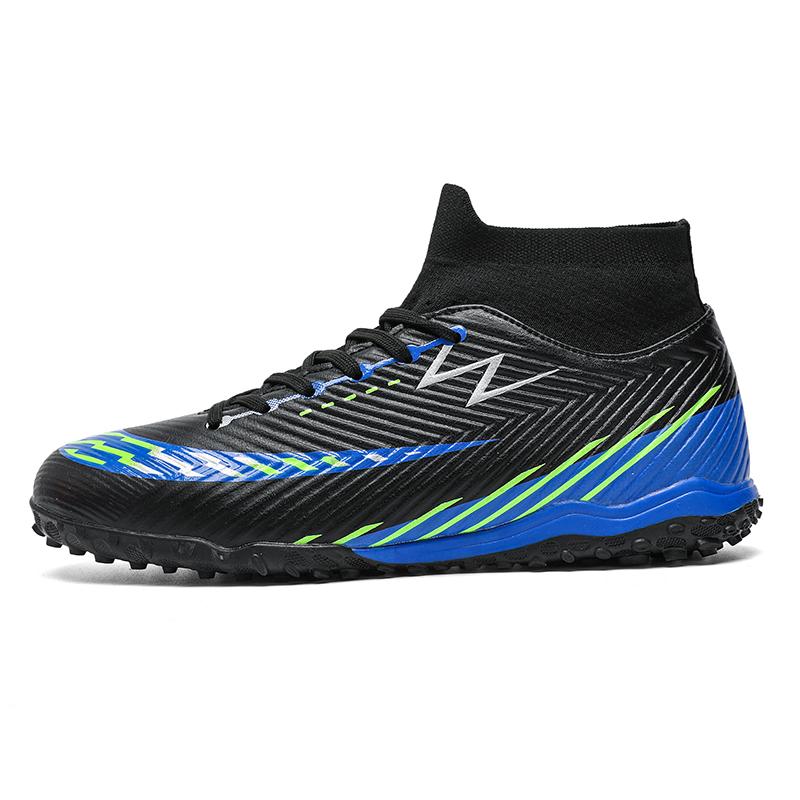 Soccer Shoes for Professional Men Lightweight Comfortable Long Football Boots for Spikes Outdoor Anti-Skid Wear-resistant Sport Activities Shoes