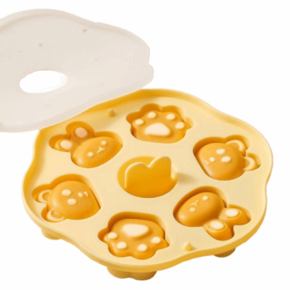 DIY Baby Food Steamed Cake Mold Creative Cartoon Baking Mold Silicone Cake Mold  Baking Tool