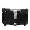 32L Motorcycle Top Box with Safety Lock Quick Release Universal Fit Water Resistant Motorcycle Trunk Luggage Top Case