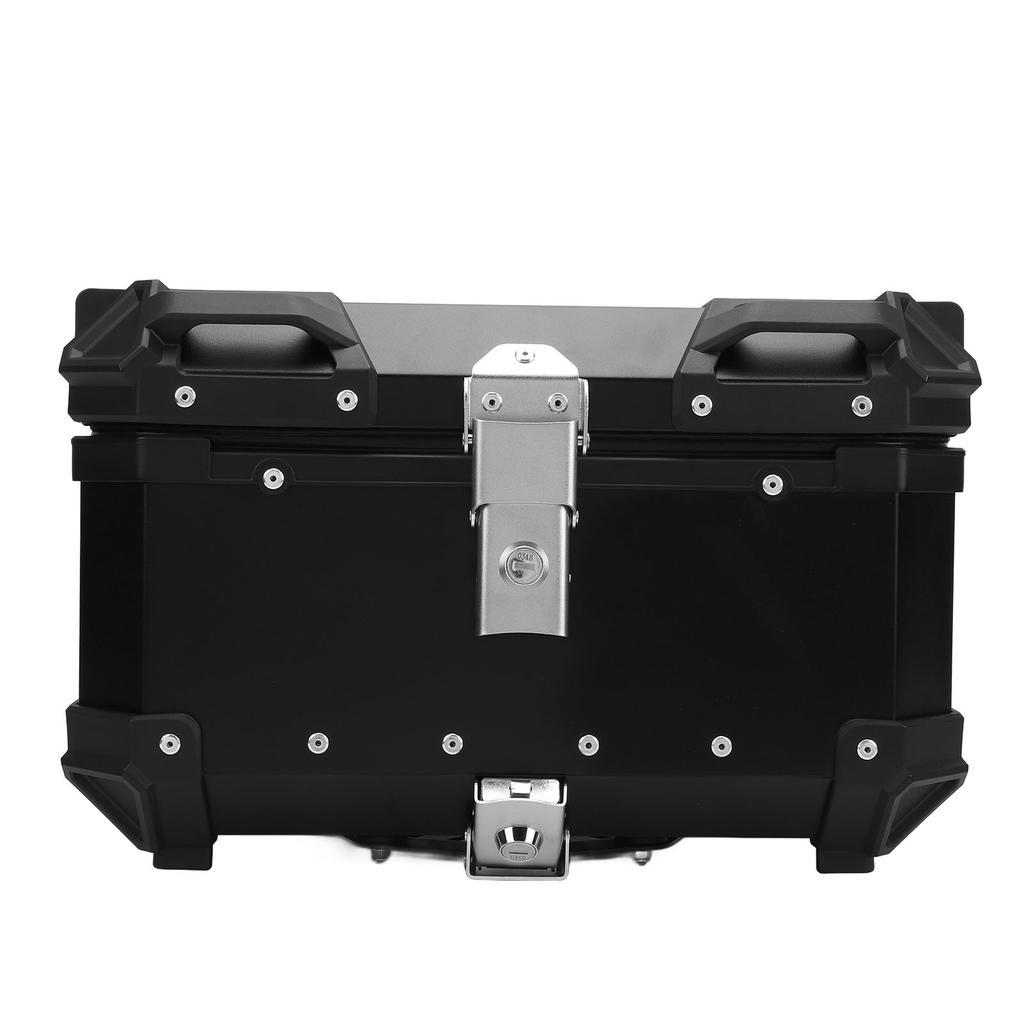 32L Motorcycle Top Box with Safety Lock Quick Release Universal Fit Water Resistant Motorcycle Trunk Luggage Top Case