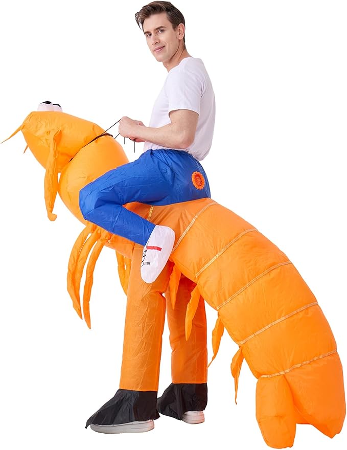 Big Lobster Inflatable Suit, Funny Stage Props, Adult