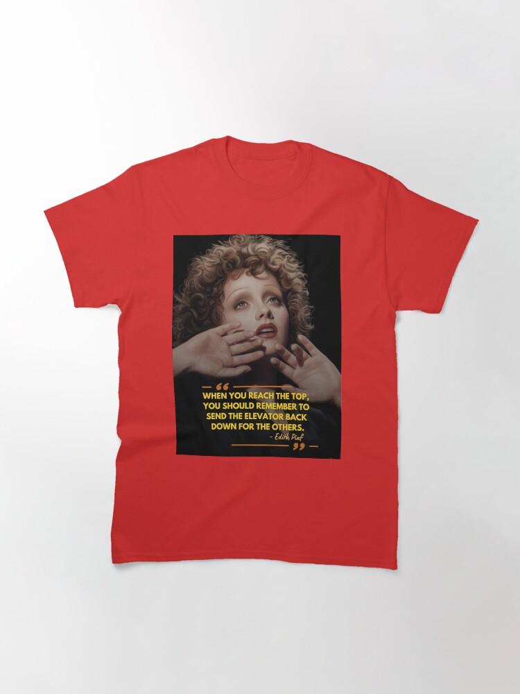 Édith Piaf Edith Piaf Quote Painted HD Art Classic T-Shirt
