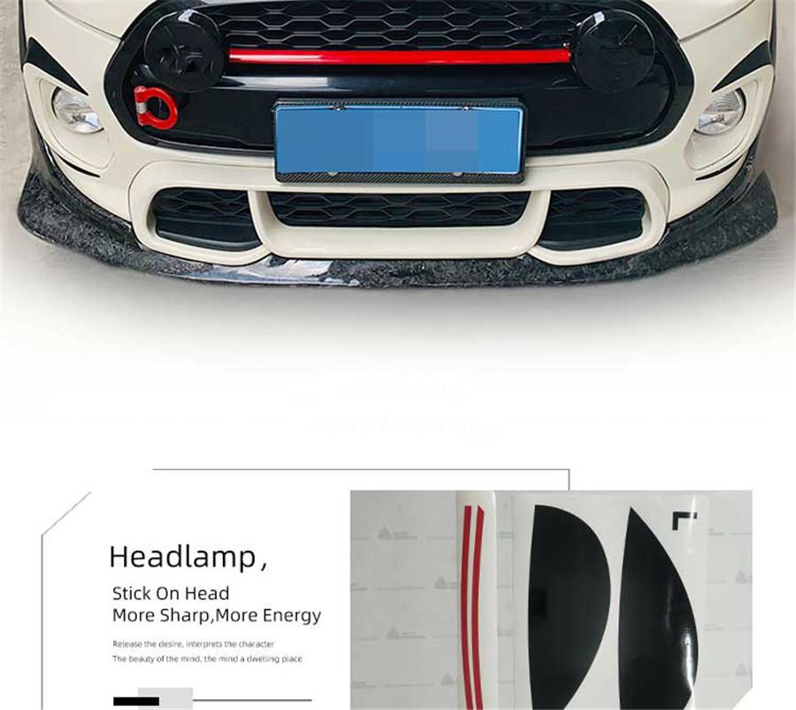Brand New  kk Material Headlamp Sticker For mini cooper F54 F55 F56 F57