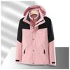 Veste d'extérieur pour couple, deux pièces détachables, automne et hiver, veste trois-en-un coupe-vent et imperméable