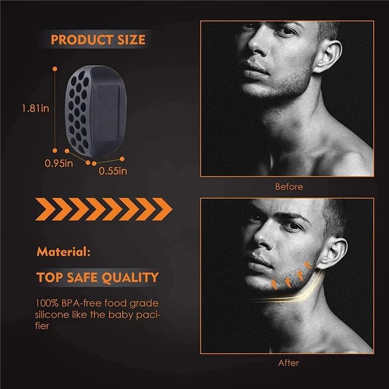 Facial Jaw Exerciser Gym Fitness Ball Jaw Muscle Training Double Chin Reducer Neck Face Slimming Mouth