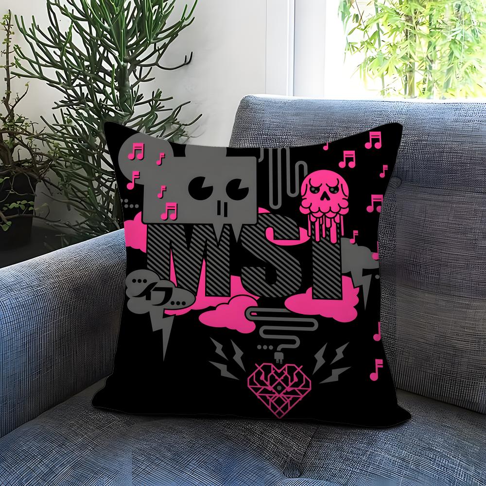 POPULAR Mindless Self Indulgencee Cushion Cover Comfortable Reversible Pillow Cover Ideal for Car Sofa Bedroom & Beyond