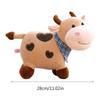 Fluffy Cow Plush Stuffed Mascot Toy Cuddle Pillow Plush for Doll Baby Soothing Toy Non-Deform Ornament Gear Store Toy 11