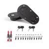 Car Hood Lock Kit Universal Racing Car Hood Pin Engine Bonnet Latch Lock Kit Refitting With Keys Hood Lock Mount Car Accessorie