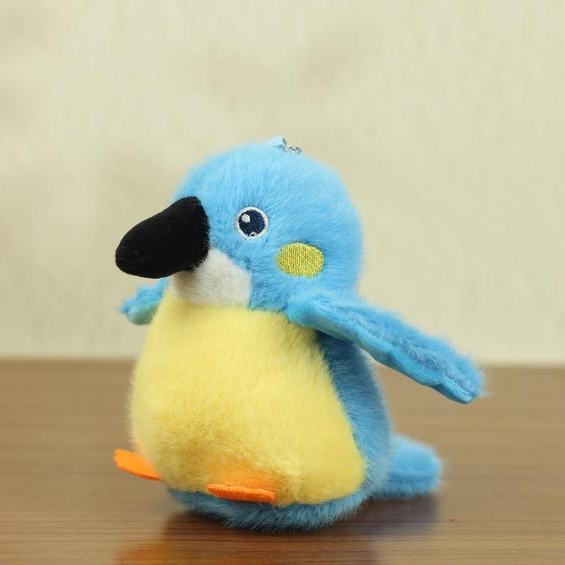 Internet Celebrity Penguin Parrot Chicken Plush Toy Bag Pendant - Cute School Bag Plush Doll Birthday Gift