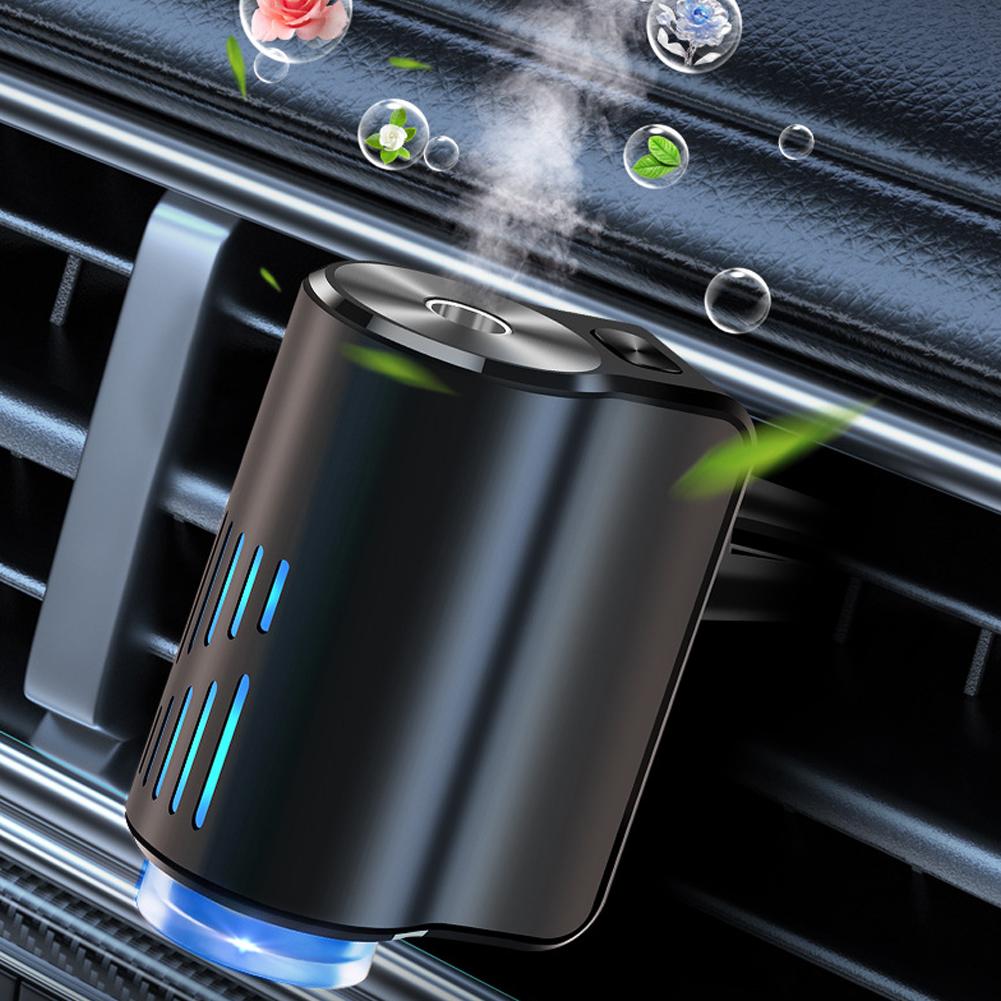 Intelligent Car Mounted Aromatherapy Machine Air Outlet Aluminum Alloy Automatic Spray Odor Removal Purifier Humidifier Freshene