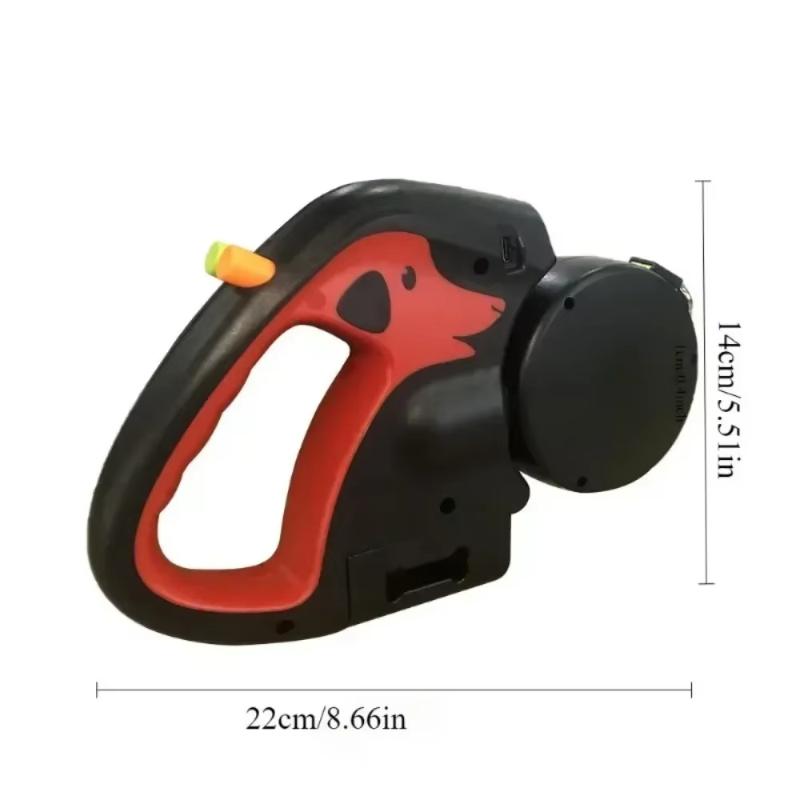 Portable Rotating Pet Leash Double End Leash Light Retractable Roulette Walking Supplies Outdoor Automatic Charging with Light Retractable Pet Leash