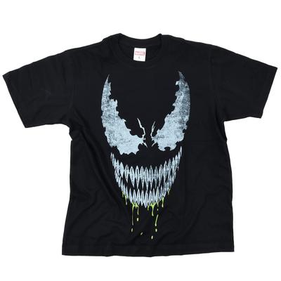 EVERSOUL Marvel Venom Avengers Hulk T-Shirt, Short Sleeve, Men's, Black, XL, Perfect for Birthdays and Couples.