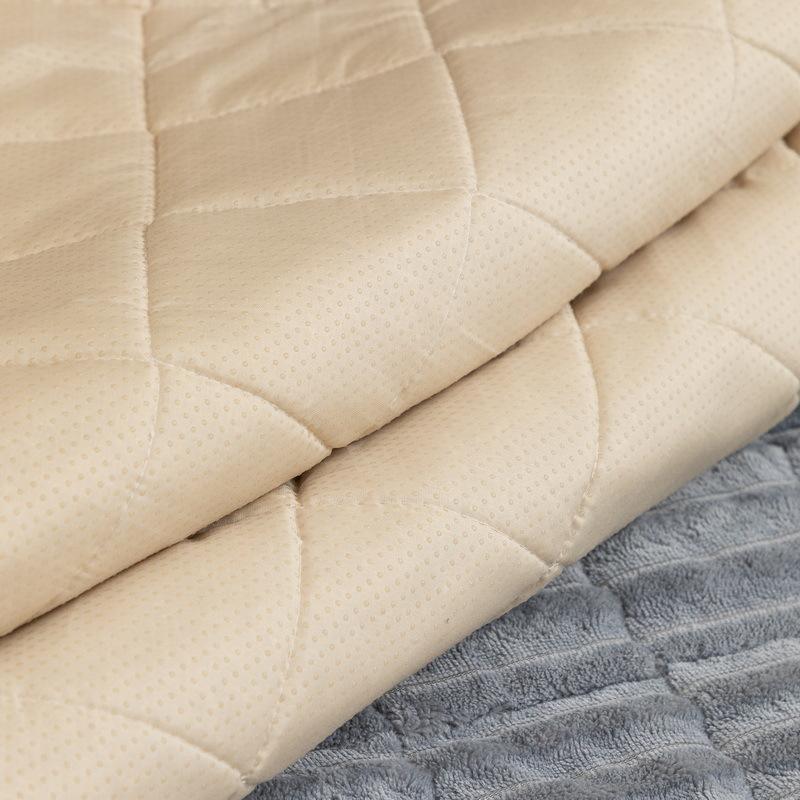 High Gram Weight Rabbit Velvet Sofa Cushion, Thickened Plush Seat Cushion In Winter, Non-Slip Leather Sofa Cover, New Cover In Autumn And Winter