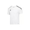Striped Print V-Neck Pullover Sports Short Sleeve T-Shirt Men Tops White HR4610