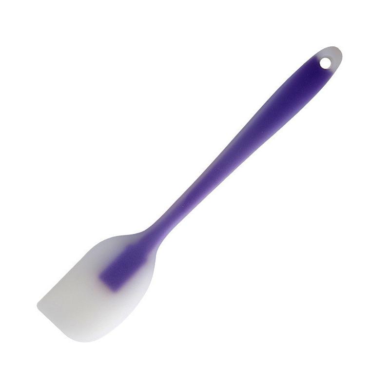 1Pc Small Non Stick Butter Spatula Translucent Silicone Cream Baking Scraper