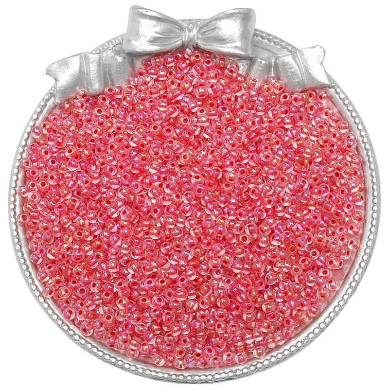 High Quality Glass Seed Beads Illusionary Pearl Light Dyeing Core Beads for Earring Bracelet DIY Jewelry Craft Accessoreis Making