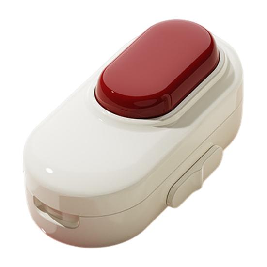 

Pill Cutter Splitter Portable 2-in-1 Pill Cutter Adjustable 1/2 1/4 Tablet Splitter with Sharp Blade for Small And Tiny Pills Work Travel Use красный