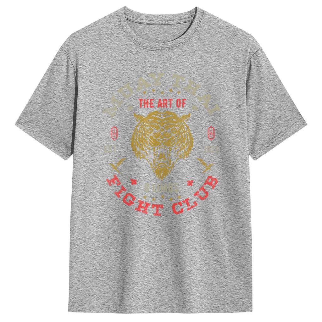 Unisexs Tshirt Muay Thai Fighter T Shirts Harajuku Summer Tee Shirt Y2k Funny 100 Cotton Tops Gift