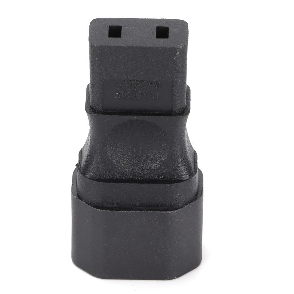 

Durable 6A C14 to C9 Power Plug Adapter 250V Black Power Adapter Long Life Power Plug Adapter Computer