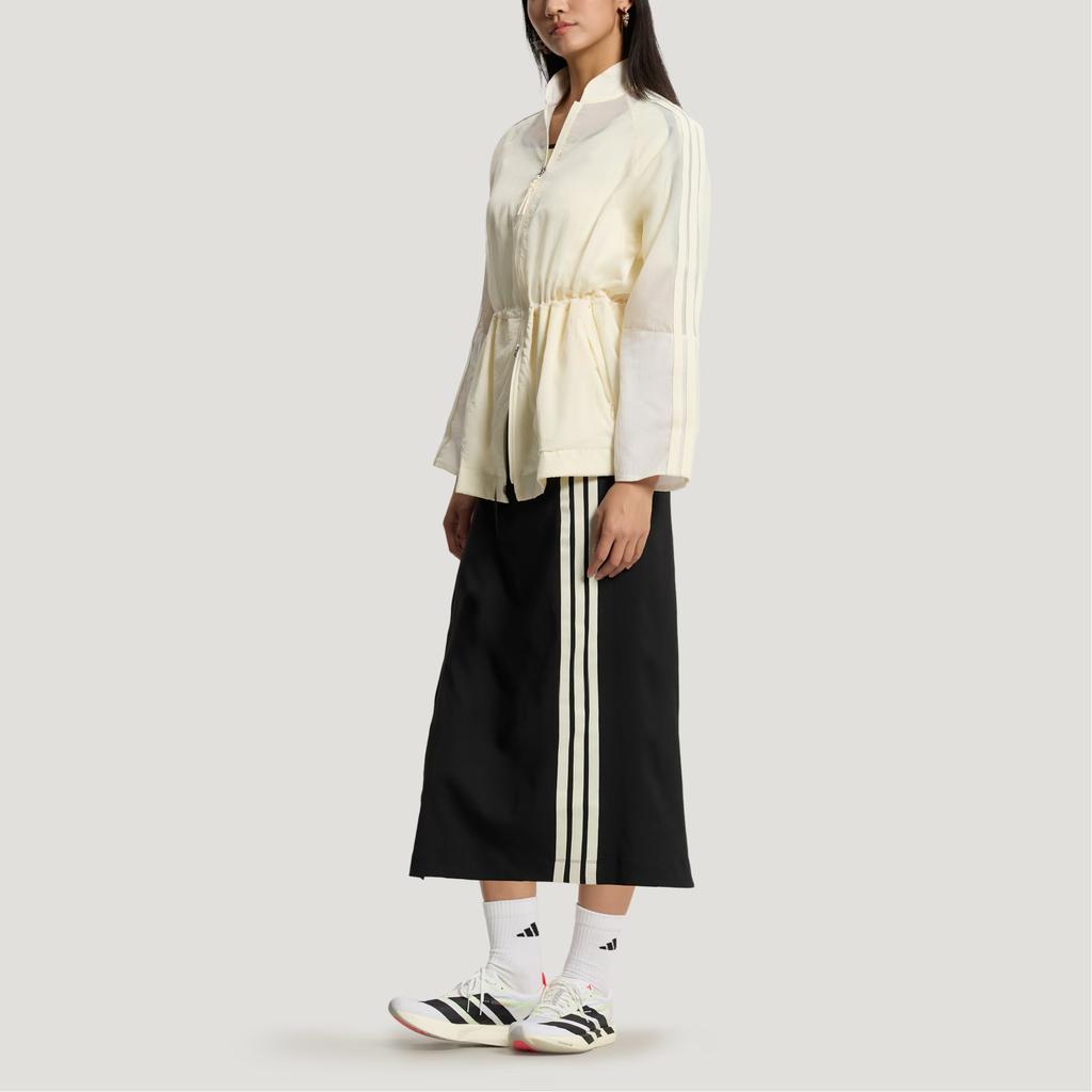 adidas Loose Fit Casual Striped Long Sleeve Jacket Women Jackets KV9244