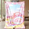 Kirby Gemütliche Flanelldecke, Bequeme Warme Überwurfdecke für Schlafzimmer Sofa Heimgebrauch