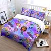 "Cartoon Cats & Girl Bedding Set" Bedding Duvet Cover Set Duvet Cover Pillowcases (1 * Duvet Cover 2 * Pillowcases, Without Duvet Insert)