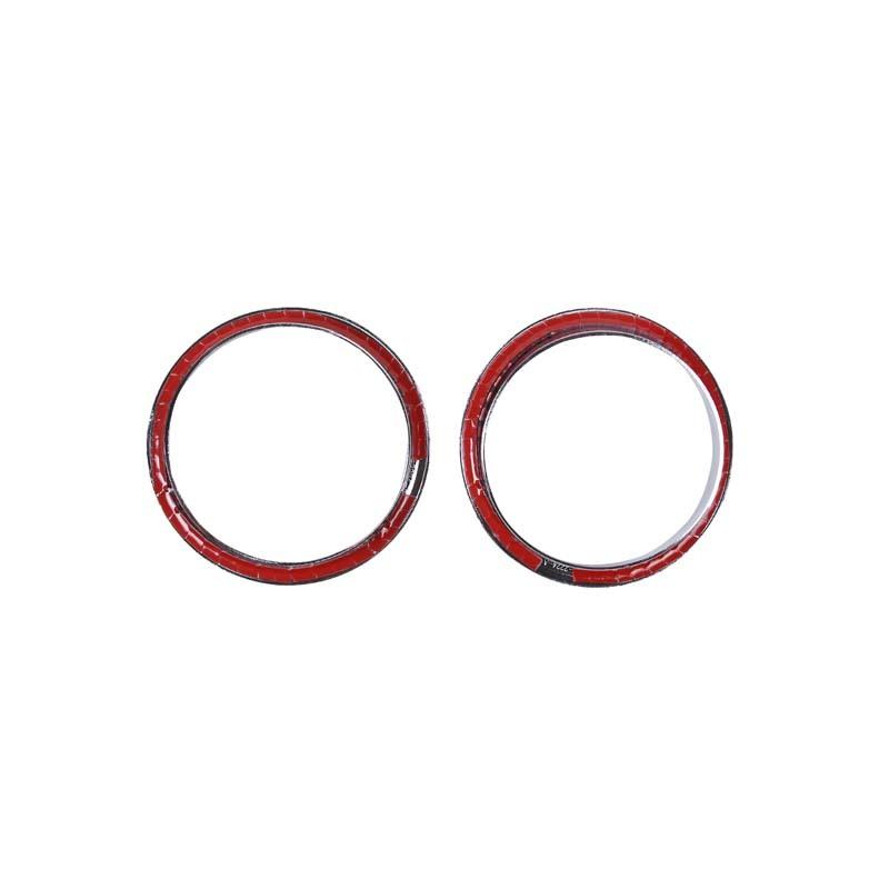 For Hummer H2 2003-2009 Car Styling ABS Silver Car Front Fog Lamp Trim Ring Cover Sticker Car Exterior Accessories