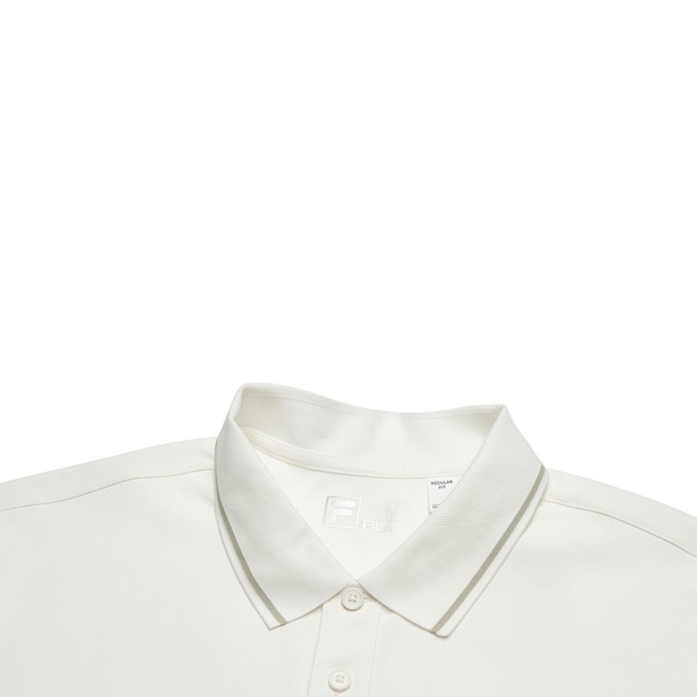 FILA HERITAGE Short Sleeved POLO Men's Cloud White F11M538123FWT