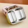Divided Bento Lunch Box Detachable Lid Student Portable Large Capacity Sealed Lunch