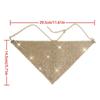 Vintage Rhinestone Face Mask Crystal Half-face Veil Jewelry Dance Party Jewelry  Banquet