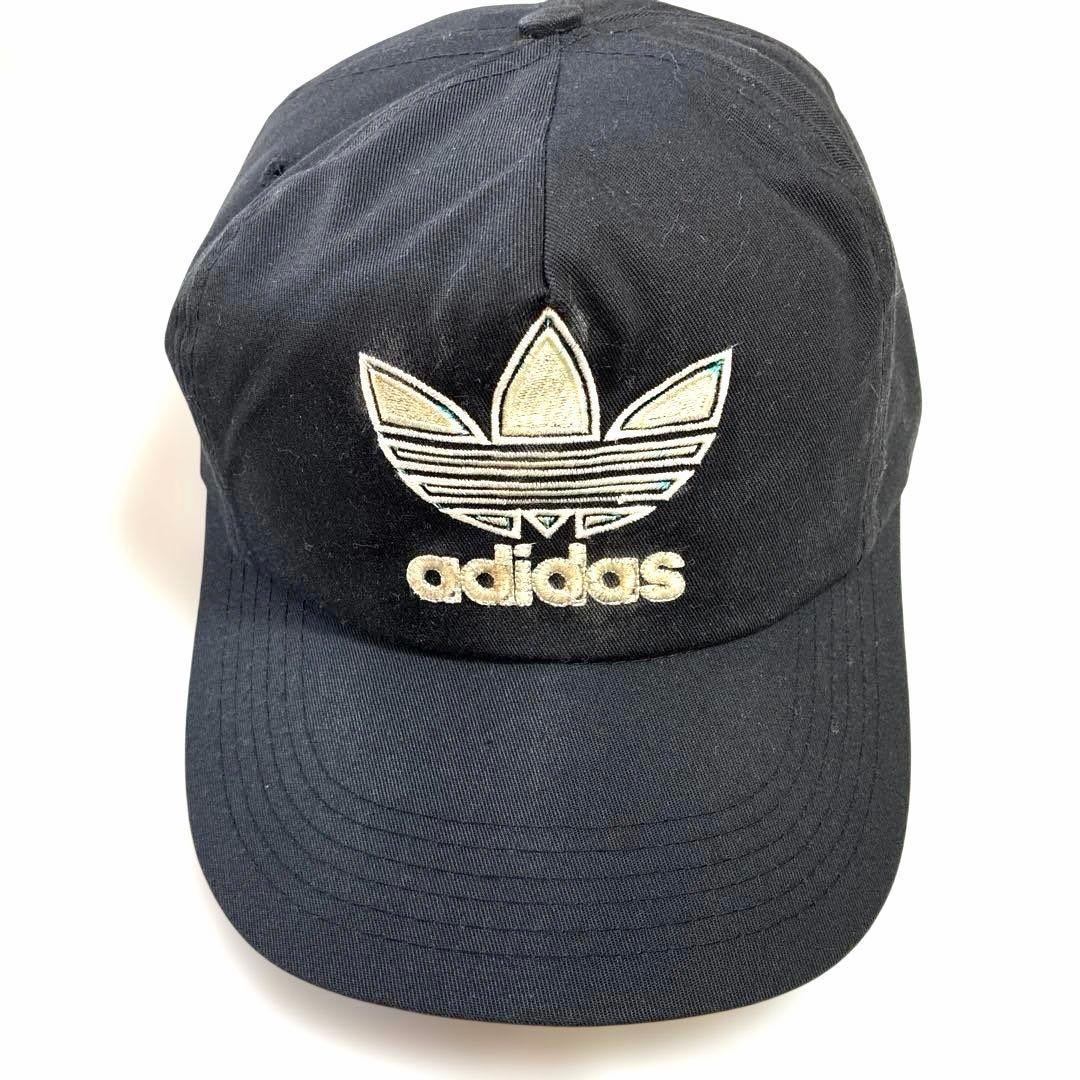 Used vintage [old adidas] Baseball cap embroidered Trefoil