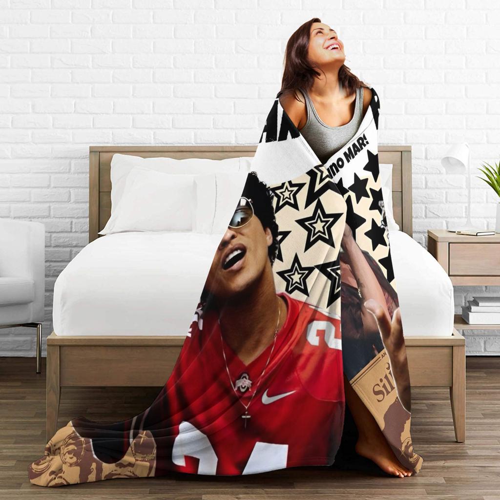 I Love Bruno Mars Wool Blankets Funny Throw Blanket for Home Hotel Sofa 200x150cm Bedspread,