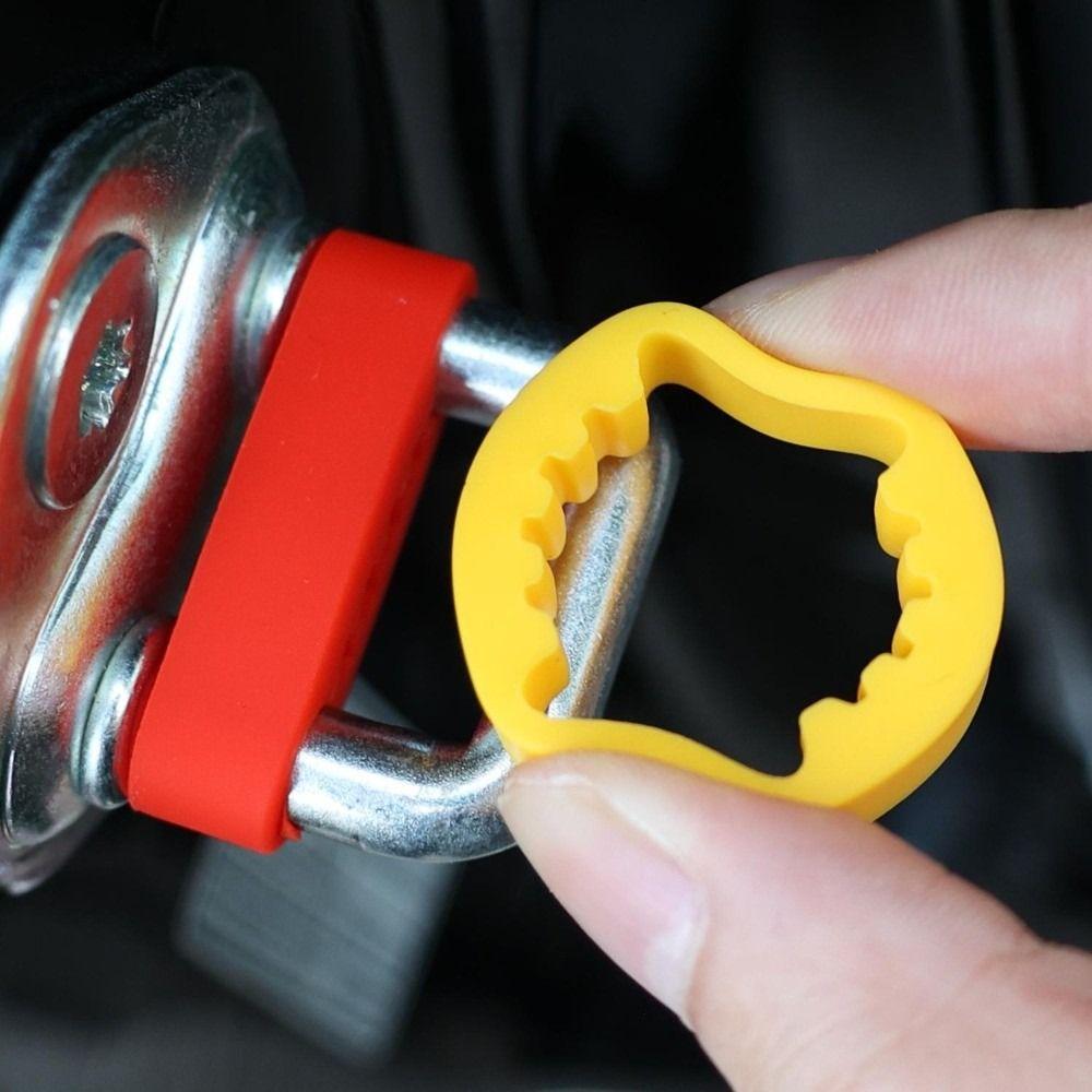 Silicone Car Door Lock Protectors Soundproofing Sound Damper Door Lock Buffer  Auto Accessory