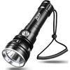 Scuba Dive Light Diving Flashlight 3000 Lumens Underwater Flashlight 150m Waterproof, 400m Long Throw Beam Diving Light, Best Rechargeable Dive Torch