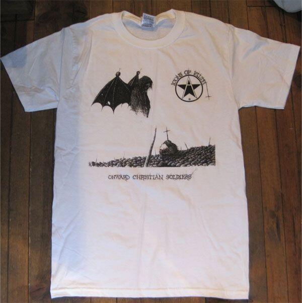 ICONS OF FILTH Футболка  Вперед, христианские воины  Унисекс Хлопок EN220 Унисекс Футболка L