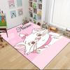 Custom Name Pink Aristocats Name Carpet Rug Customizable Soft Washable Anti-Slip Home Living Room Sofa Mats Personalized Rug. 0909417