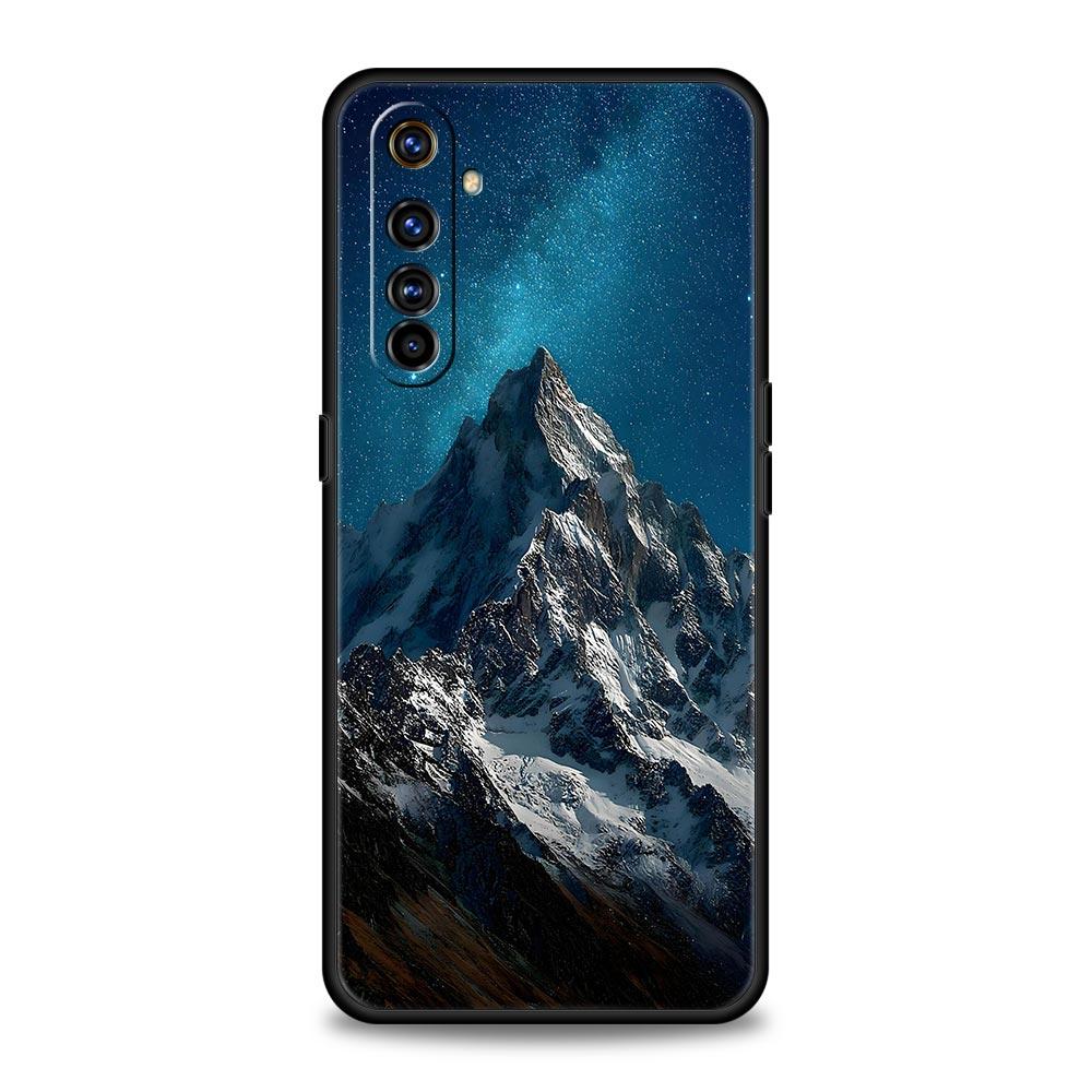 Mountain Peaks Landscape Phone Case For Realme 13 12 10 9 8 7 GT3 GT5 GT2 Pro Plus 5G C21 C25 C35 GT Neo 2 3 3T 5 Cover