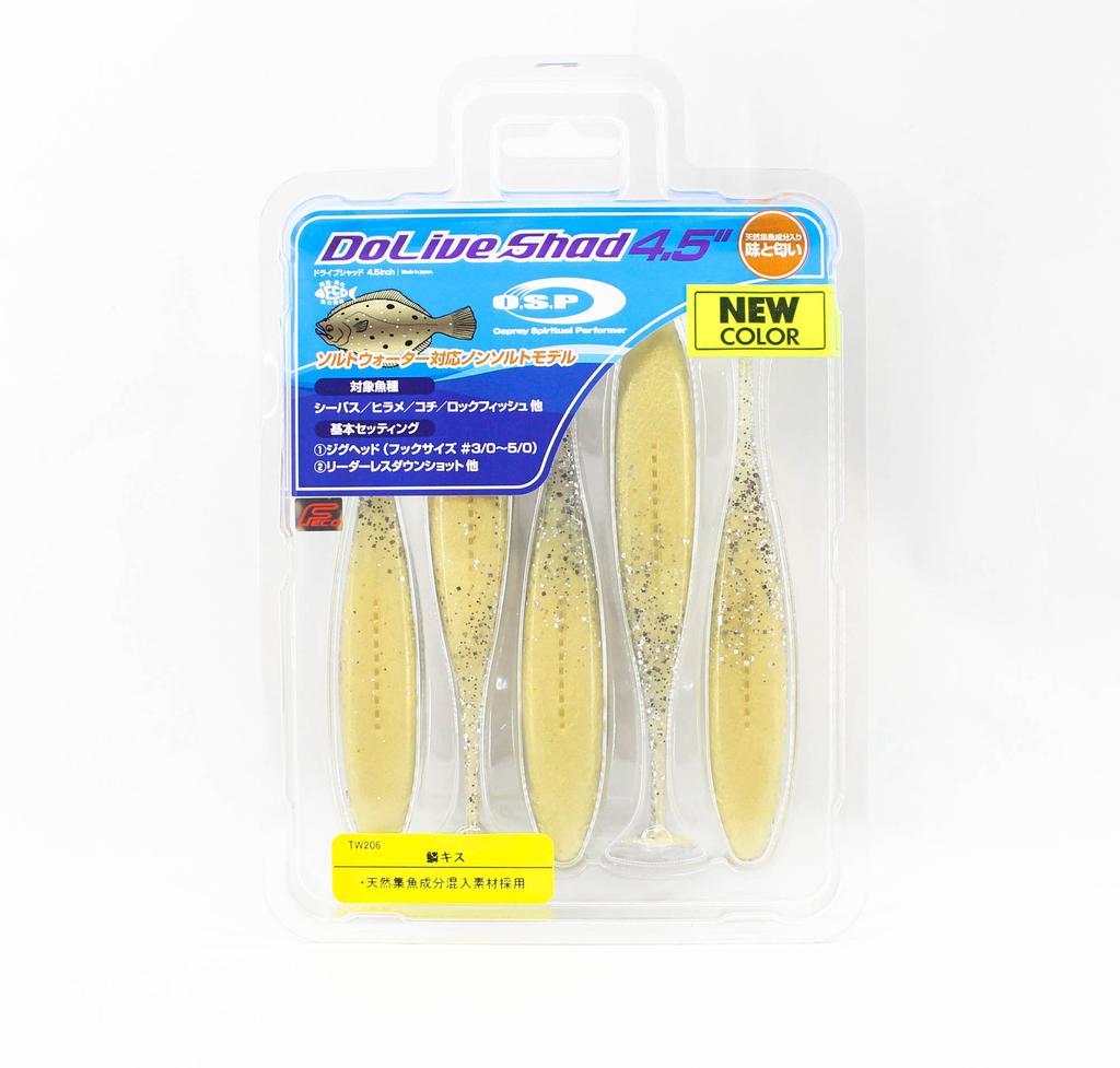 OSP Soft Lure Dolive Shad SW 4.5 Inches W206 (0286)