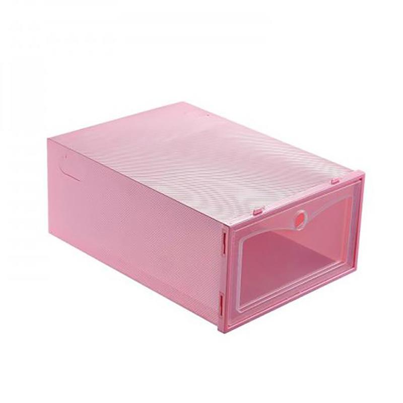 Shoe Storage Box Pp Transparent Plastic Shoe Box Dustproof Moisture-proof Household Storage Clamshell Drawer Box