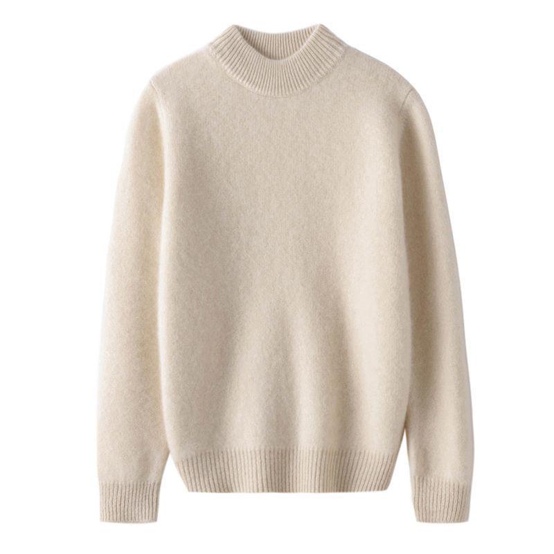 

Детский толстый шерстяной вязаный пуловер - Базовый слой с высоким воротником из кашемира для мальчиков и девочек, Осень/Зима. 160 - Thin