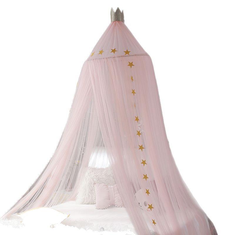 Children's Princess Bed Canopy Mosquito Net Tent – Creative, Breathable Hanging Dome Bed Curtain