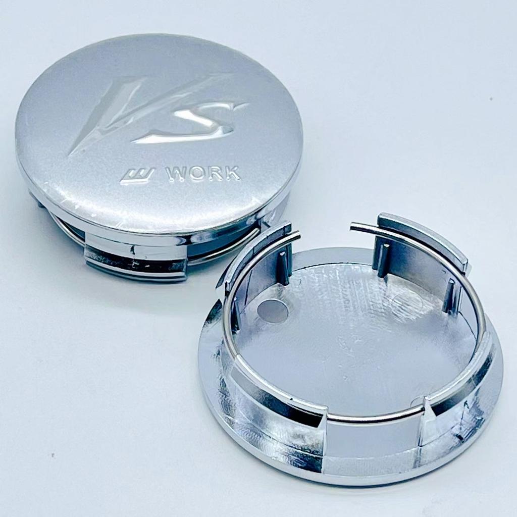 4pcs/Set High Quality 57mm Car Wheel Hub Cover Center Caps for VS W Work Racing Styling Badge Stickers Emblem Accessories
