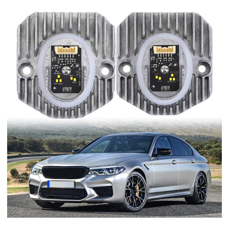 1 Pair High Brightness LED Daytime Running Lights Module Featuring Auto Dimming For G31 G38 520i 530i 540i 530e 540d 640i F90 M550i Enhanced Safety