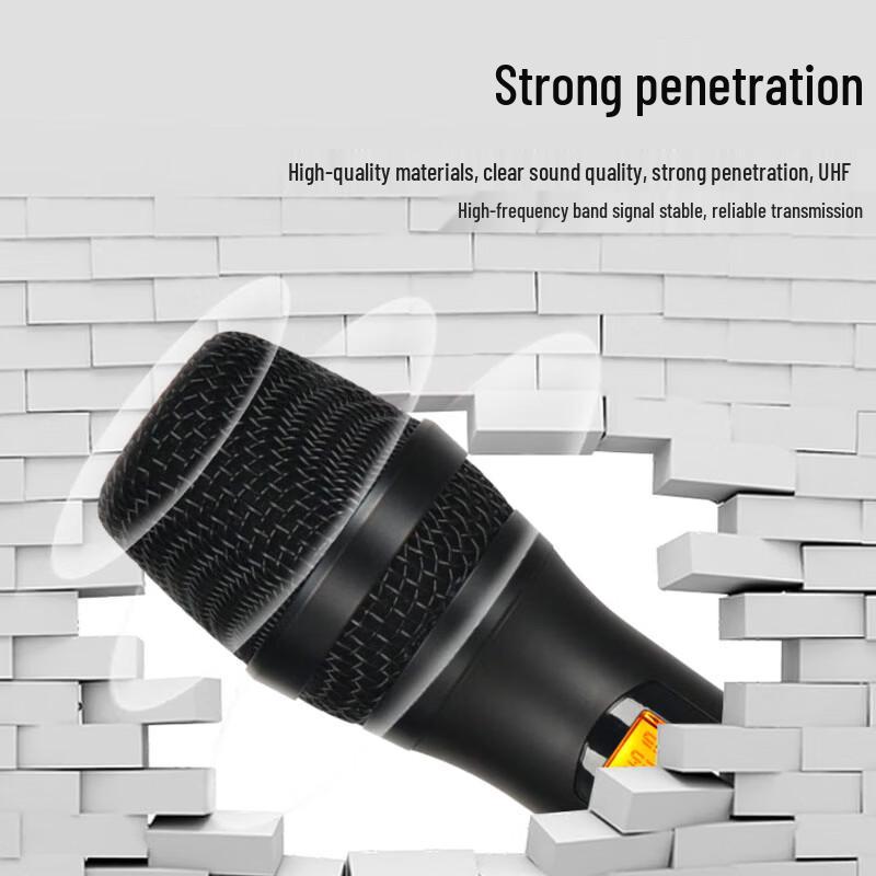 HuiDu U-9008 Professional 8-Channel Wireless Microphone System (CN Version)