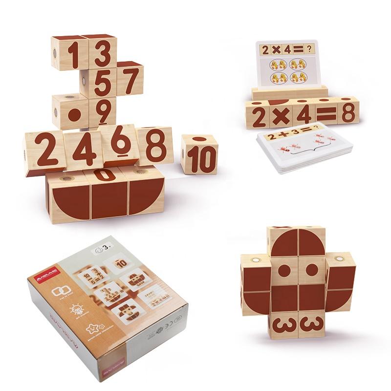 Children Wooden Toys Magnets Montessori Education Constructor Games Magnetic Puzzle Building Blocks For Kids Baby Christmas Gift