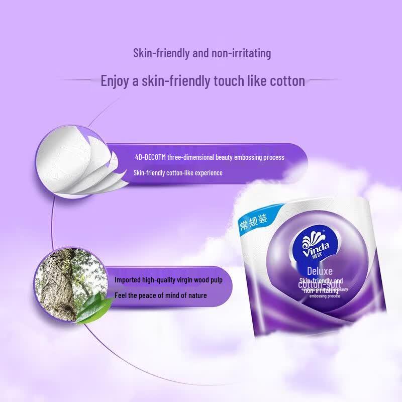 Vinda Thick Cotton Soft Toilet Paper